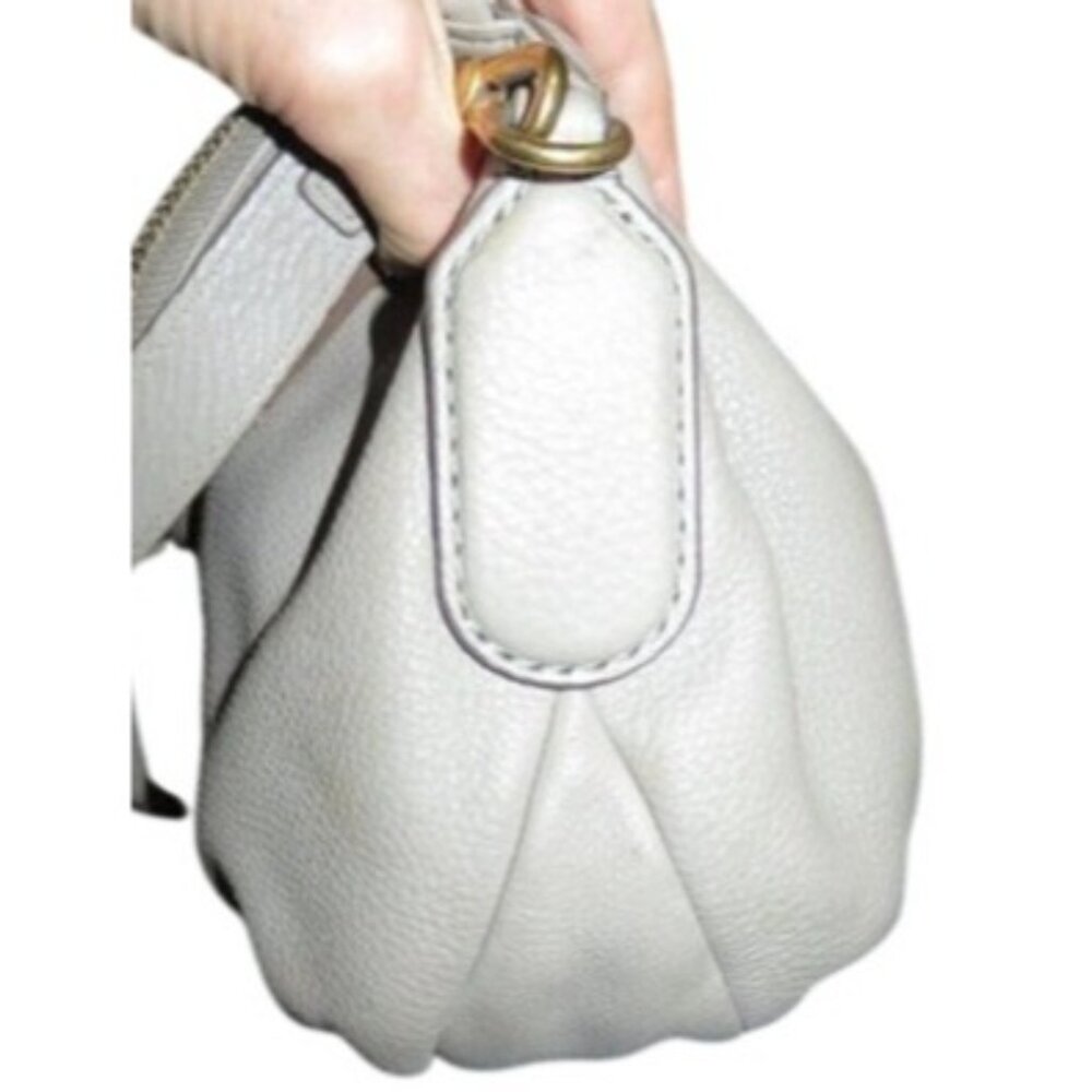 Marc Jacobs Natasha Cream Italian Leather Flap Crossbody - Picture 3 of 11